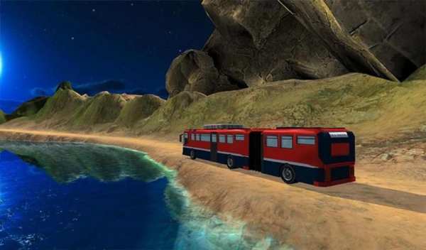 Hill Bus Driving 2018: Real Off-Road Tour screenshot 4