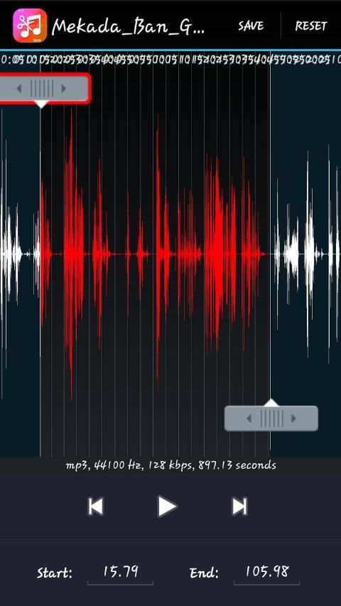 Audio Cutter and Ringtone Maker 2019 स्क्रीनशॉट 3