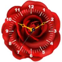 Rose Clock Live Wallpaper on 9Apps