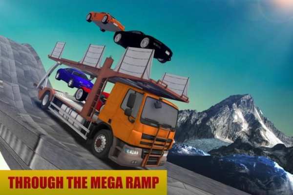 Car Transporter games – Mega Ramp Driver screenshot 1
