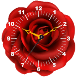 Rose Clock Live Wallpaper आइकन