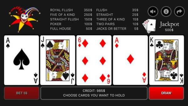 Video Poker 4Fun screenshot 2