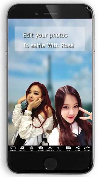 Blackpink Rose Selfie Camera screenshot 1