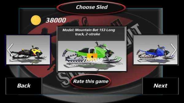 Sled Bandit - Snowmobile Racing Game screenshot 1