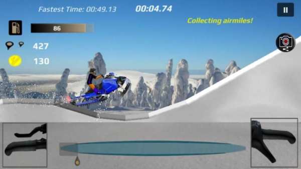 Sled Bandit - Snowmobile Racing Game स्क्रीनशॉट 2