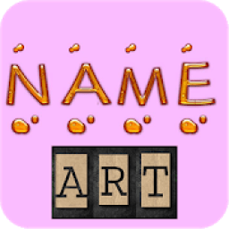 Write your name with shapes -Name art photo editor आइकन