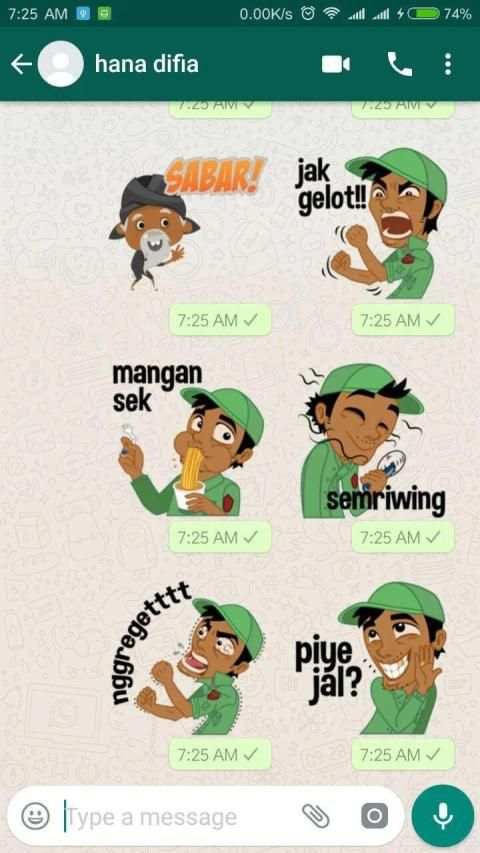Jowo (Jawa) WAStickerApps - For Whatsapp screenshot 8