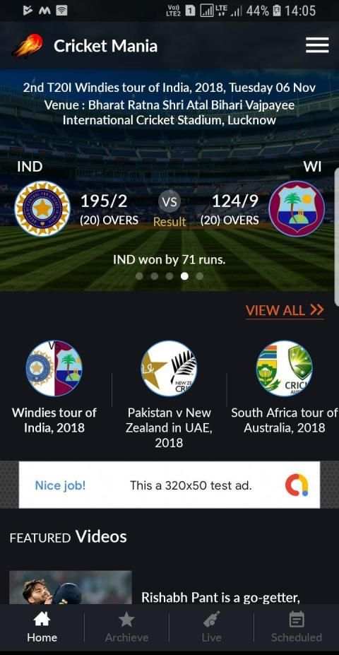 Cricket Mania - Live Cricket Scores, Cricket News स्क्रीनशॉट 8