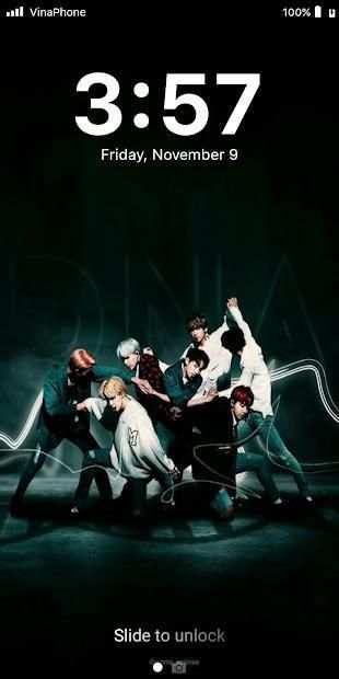 BTS keypad lock screen - BTS wallpaper screenshot 1