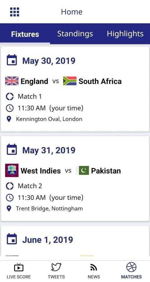 ICC Cricket CWC19 screenshot 3