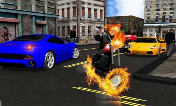 Ghost Bike Rider Fighter screenshot 13