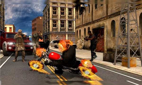 Ghost Bike Rider Fighter screenshot 15