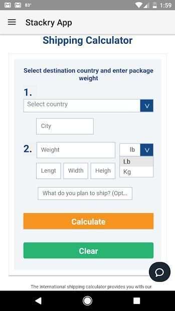 Stackry Global Shipping App screenshot 2