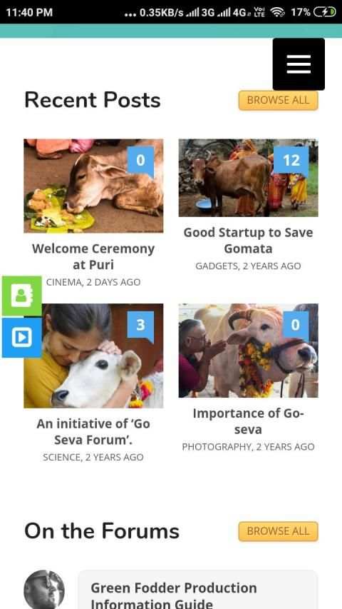 Gomata Seva Forum screenshot 2