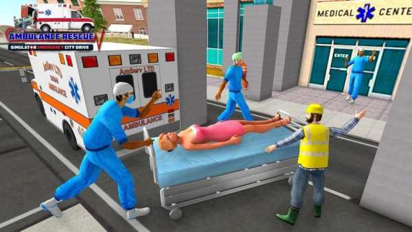 Emergency Rescue Ambulance Driving Simulator 2019 स्क्रीनशॉट 3