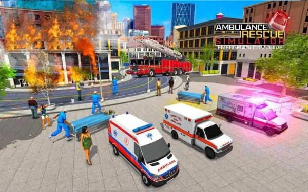 Emergency Rescue Ambulance Driving Simulator 2019 स्क्रीनशॉट 21