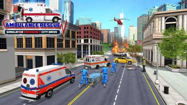 Emergency Rescue Ambulance Driving Simulator 2019 स्क्रीनशॉट 5