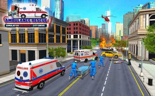 Emergency Rescue Ambulance Driving Simulator 2019 स्क्रीनशॉट 15
