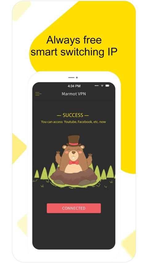 Marmot VPN - Best Free Unlimited VPN Proxy screenshot 1