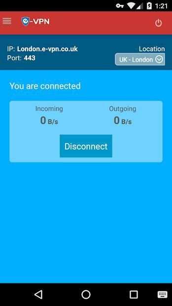 e-VPN For Android TV screenshot 1