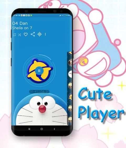 Cute Doracat Music Player - Offline screenshot 2
