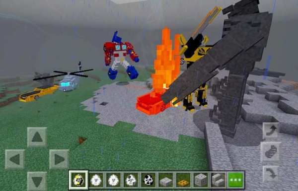 Mod adds transformers to MCPE screenshot 3
