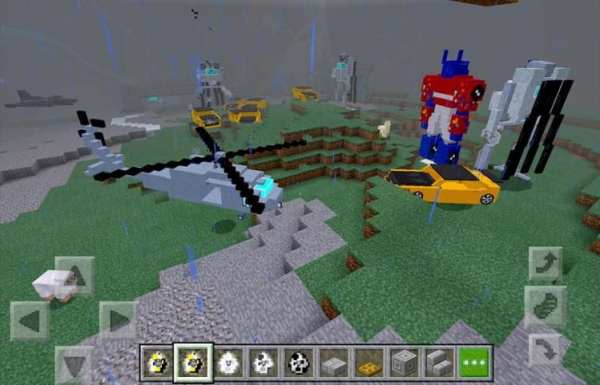 Mod adds transformers to MCPE screenshot 6