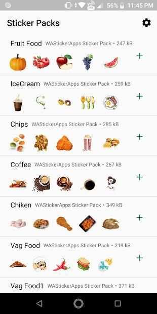 WAStickerApps Food Sticker Pack for WhatsApp screenshot 2