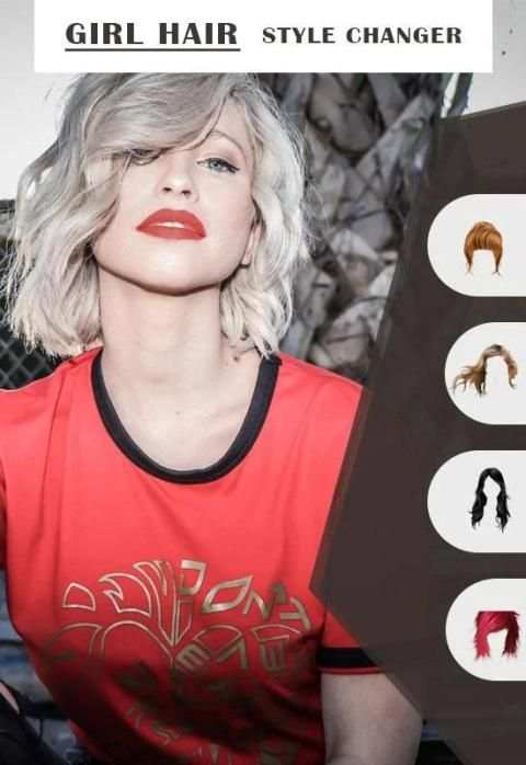Girl Hair Photo Editor screenshot 1
