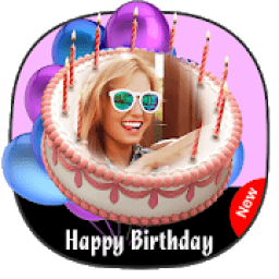 Name Photo On Birthday Cake आइकन