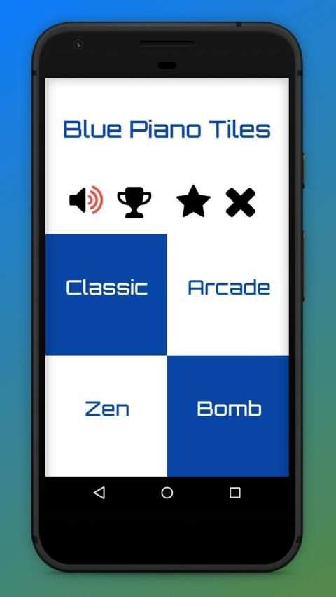 Blue Piano Tiles (Original) screenshot 3