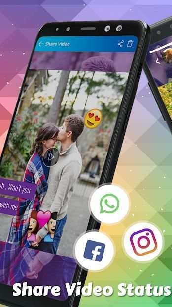 Feeling Lyrical Full Screen Video Status Maker स्क्रीनशॉट 1