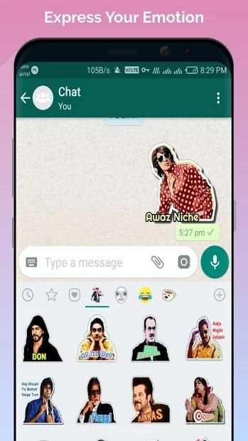 Bollywood Whatsapp Sticker - WAStickerApps screenshot 1
