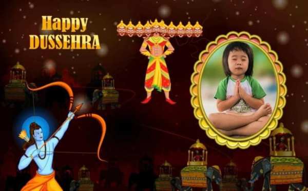 Happy Dussehra Photo Frame स्क्रीनशॉट 4
