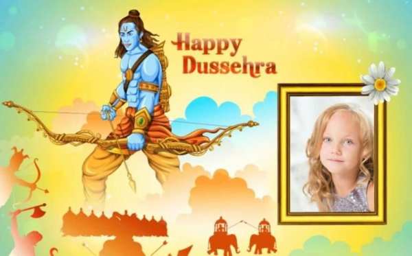 Happy Dussehra Photo Frame स्क्रीनशॉट 5