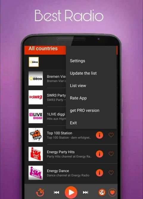 Internet Radio - YouRadio screenshot 1