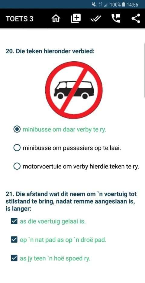 K53 Leerlinglisensie Toetse screenshot 2
