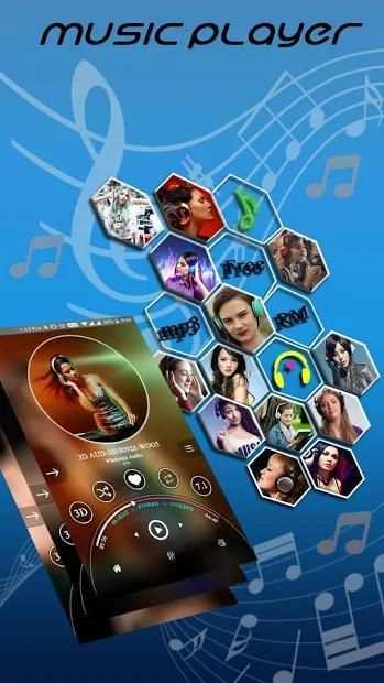 Music Player – Classic 3D Audio Player स्क्रीनशॉट 1