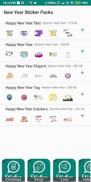 New Year Sticker For WhatsApp - Sticker Packs स्क्रीनशॉट 1