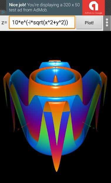 3D Functions Plotter स्क्रीनशॉट 1