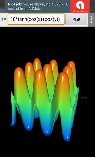 3D Functions Plotter स्क्रीनशॉट 2