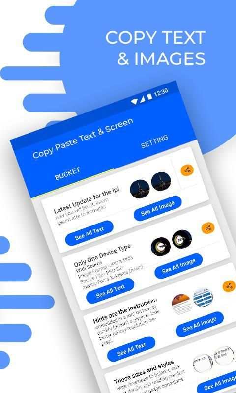 Copy Paste Text & Screen screenshot 4
