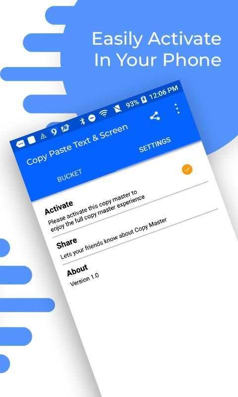 Copy Paste Text & Screen screenshot 1