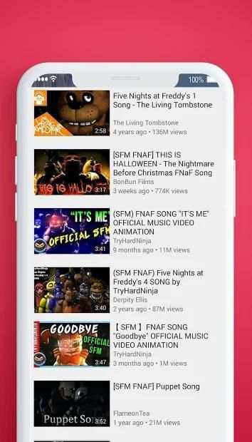 FNAF Songs and Videos screenshot 2