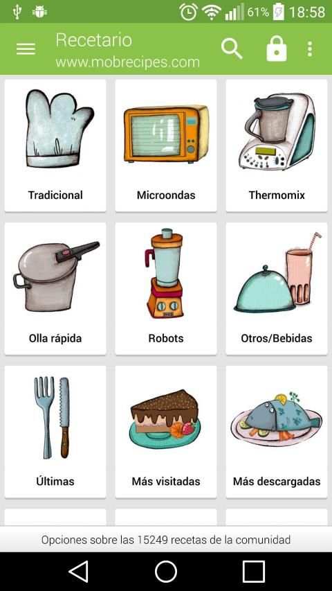 Recetario, recetas de cocina screenshot 14