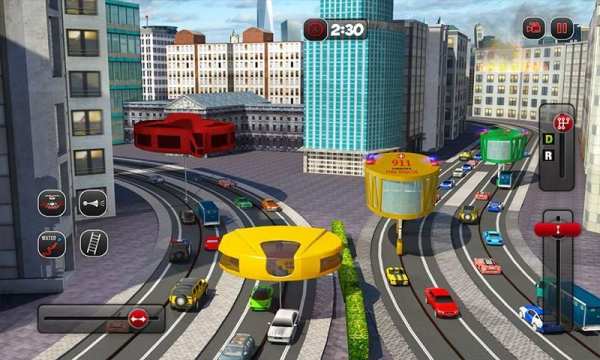 Api Penyelamatan Gyroscopic Bis: Kota Ambulans screenshot 29