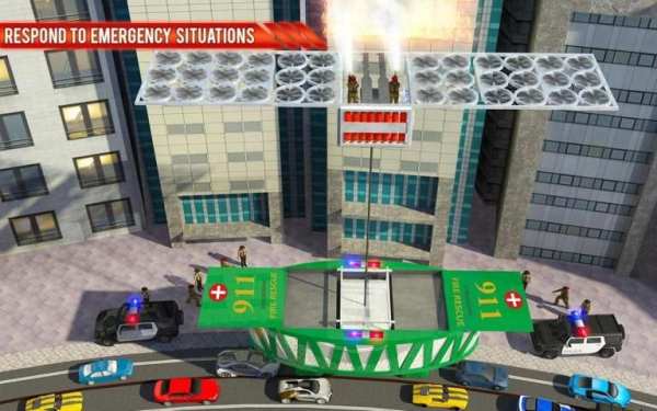 Api Penyelamatan Gyroscopic Bis: Kota Ambulans screenshot 21