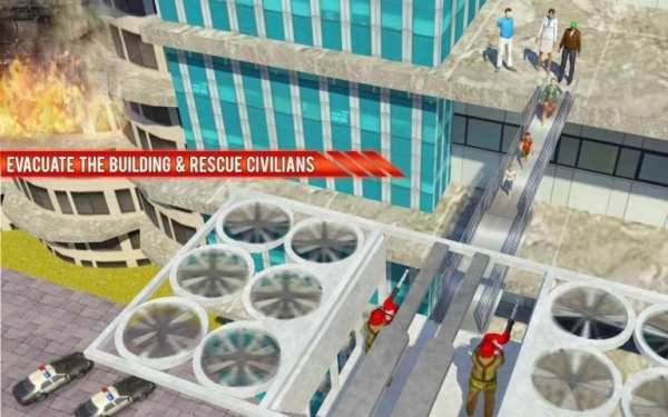 Api Penyelamatan Gyroscopic Bis: Kota Ambulans screenshot 14