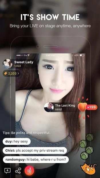 ExclusLive - Social Live Video Streaming स्क्रीनशॉट 1