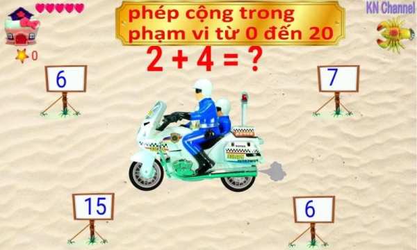 KN Channel Math For Kids Bé Làm Toán स्क्रीनशॉट 2
